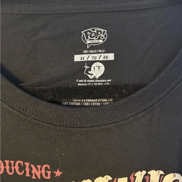 Pennywise The Dancing Clown Pop! T-shirt IT black size XL shirt NEW - Picture 2 of 2